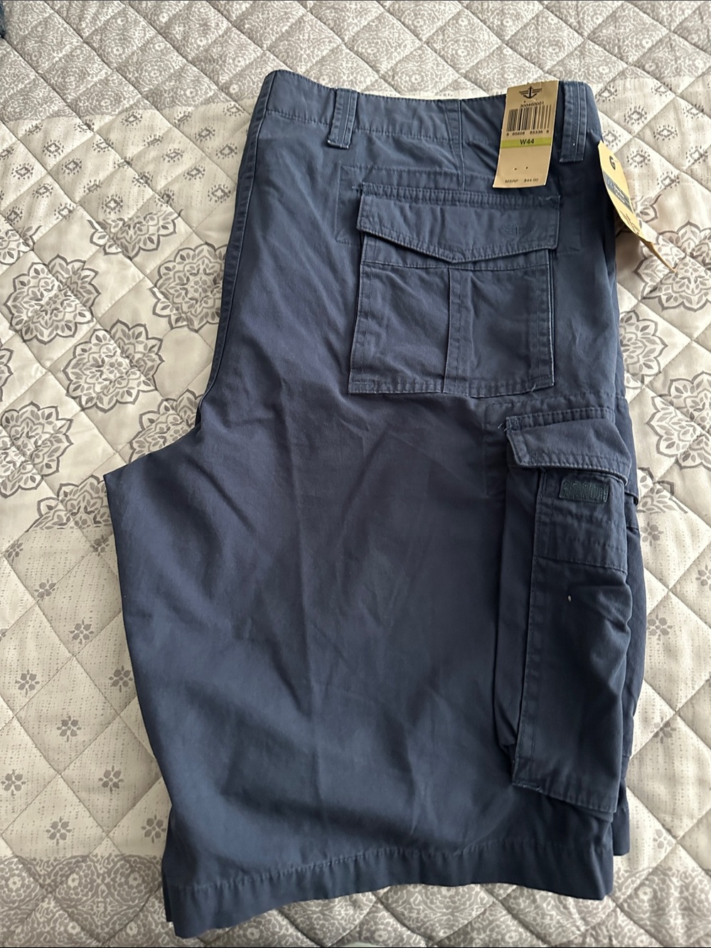 Men's Navy Cargo Shorts - Dockers